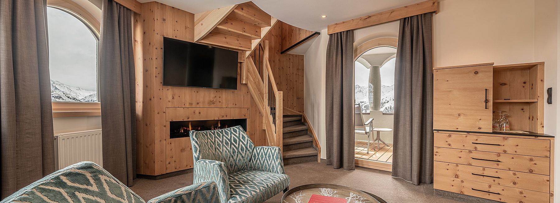 Skihotel Edelweiss Hochsölden Turm suite Nederkogel