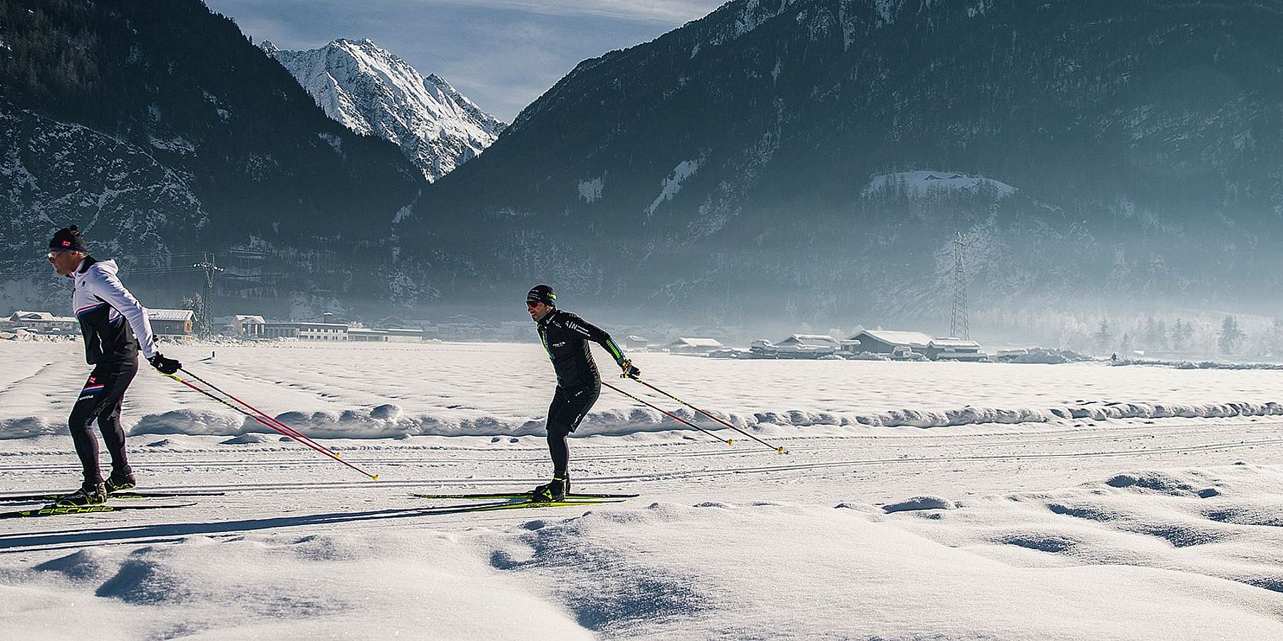 Cross-country skiing in Längenfeld