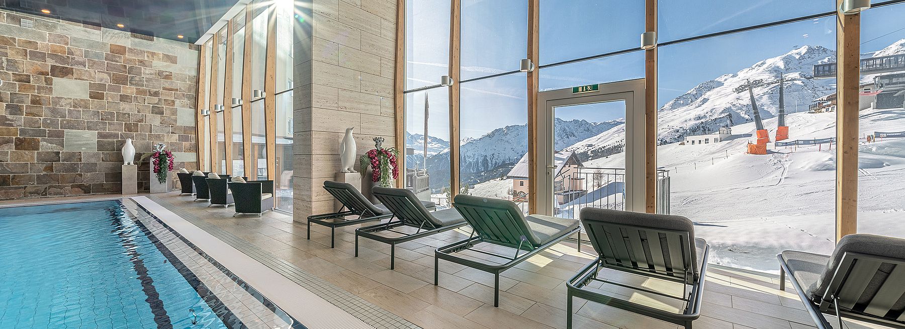 Ski Hotel Edelweiss in Hochsölden Pool