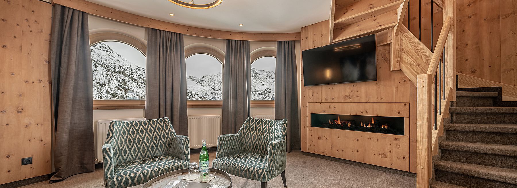 Room 303 at the Edelweiss ski hotel in Hochsölden