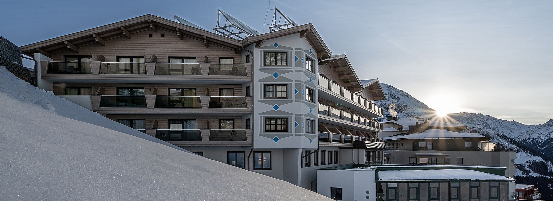 Ski Hotel Edelweiss exterior shots