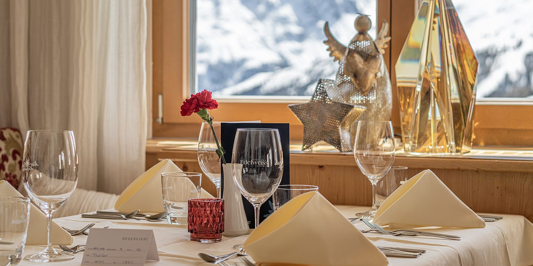 Hotel Edelweiss Hochsölden dining room